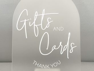 Frosted Acrylic Sign - Gifts & Cards