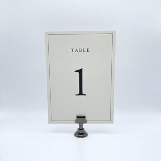 Off White Table Numbers